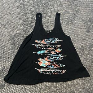 Black Western Wear Tank